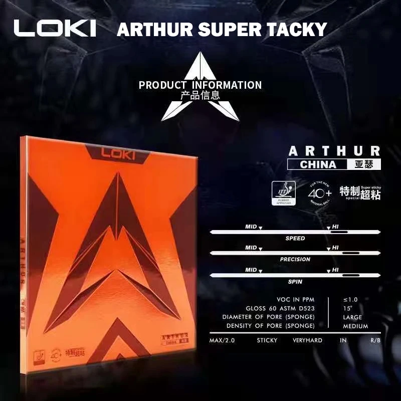 Genuine Original LOKI ARTHUR T - Table Tennis Yasaka ulasan dan harga