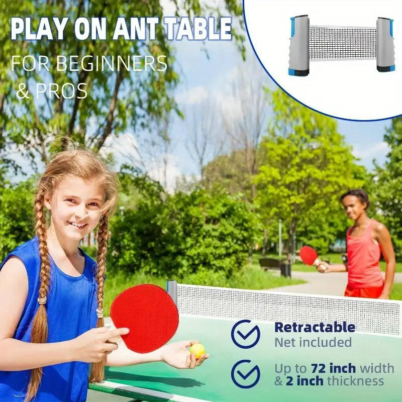 Portable Table Tennis Net Expa - Table Tennis Dimension ulasan dan harga
