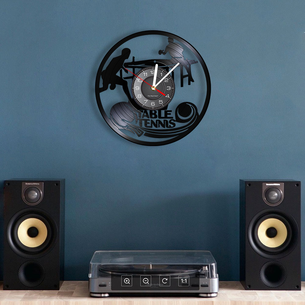 Table Tennis Wall Clock Table  - Table Tennis Dimension ulasan dan harga