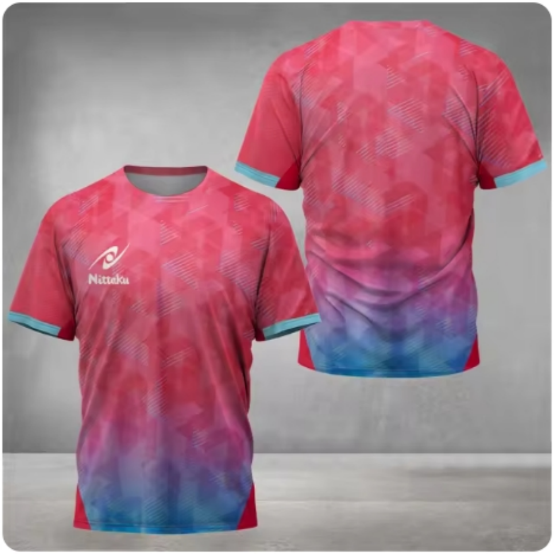 Nittaku Table Tennis T-shirt V - Table Tennis China ulasan dan harga