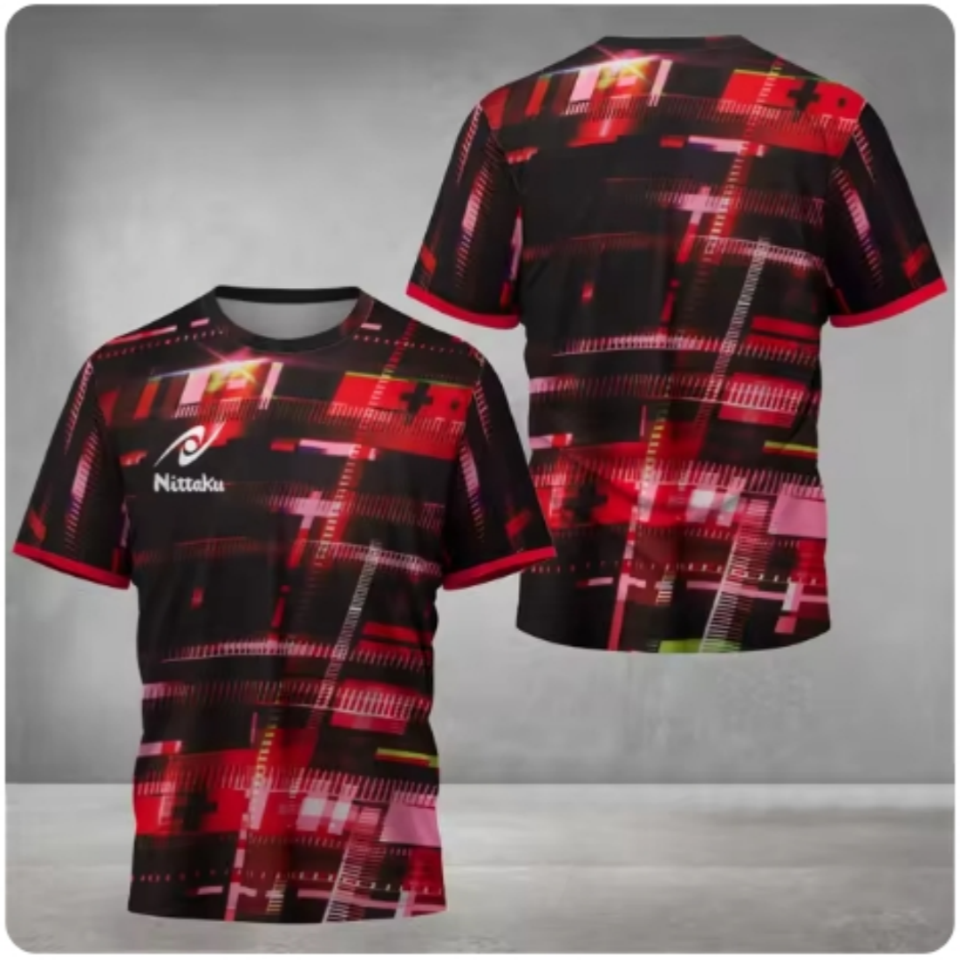 Nittaku Table Tennis T-shirt V - Table Tennis China ulasan dan harga