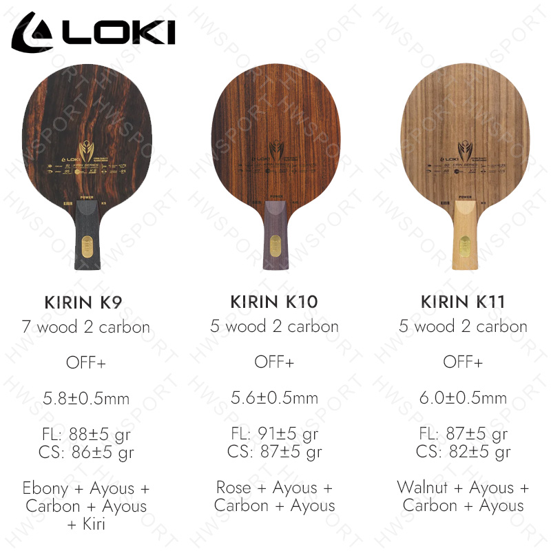 LOKI KIRIN K9 K10 K11 Table Te - Table Tennis Yasaka ulasan dan harga