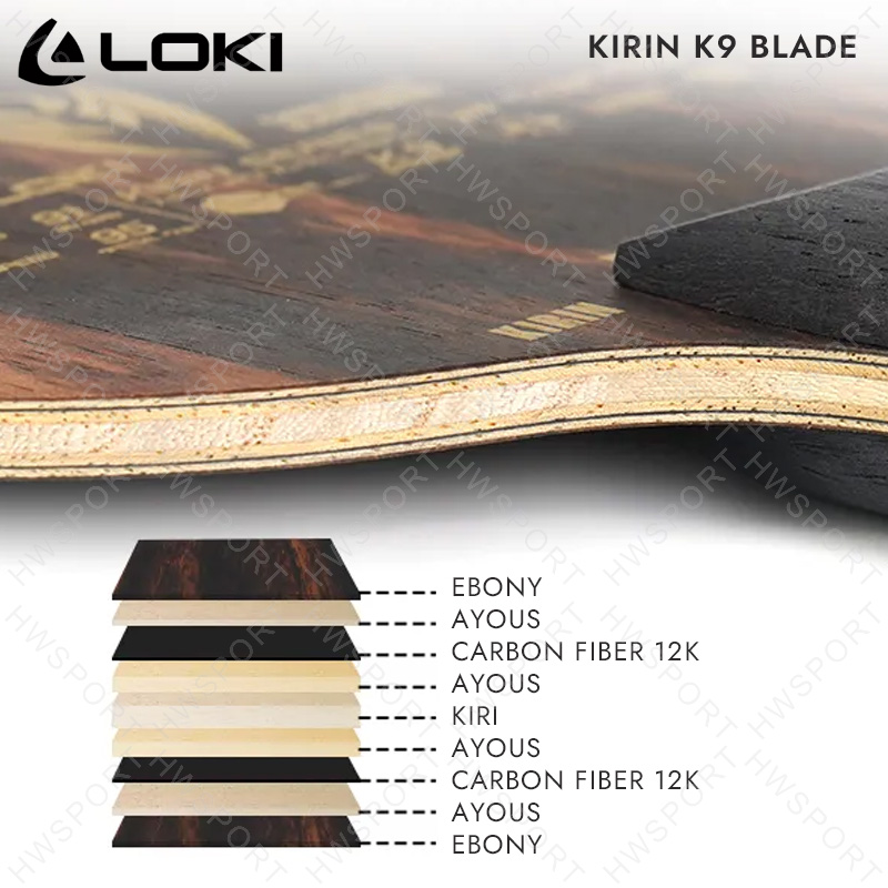 LOKI KIRIN K9 K10 K11 Table Te - Table Tennis Yasaka ulasan dan harga